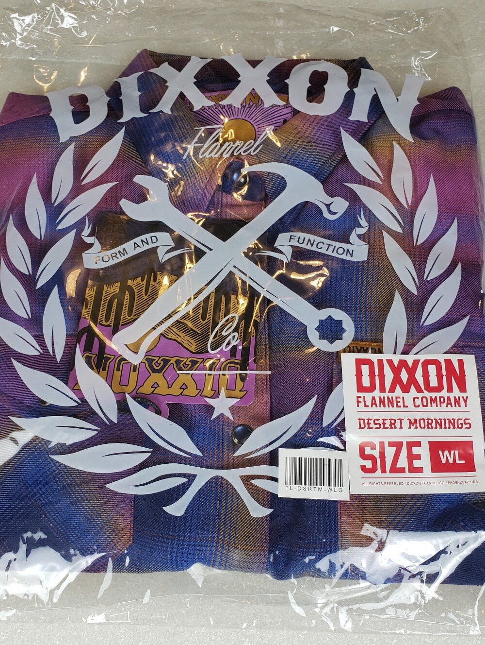 Nwt Women's Large Dixxon “DESERT MORNINGS” WOMEN’S Flannel Shirt - Picture 12 of 12